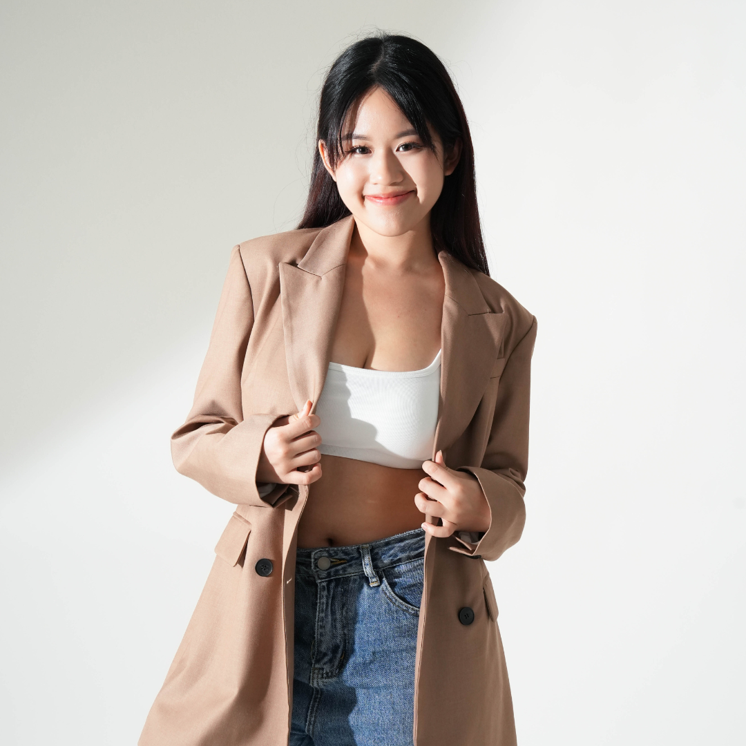 Ultra Crop Camisole Top - White